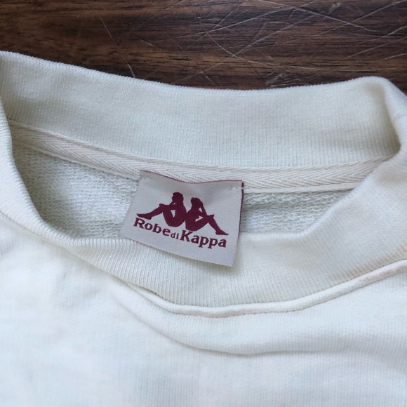white kappa pullover crewneck - Picture 3 of 4